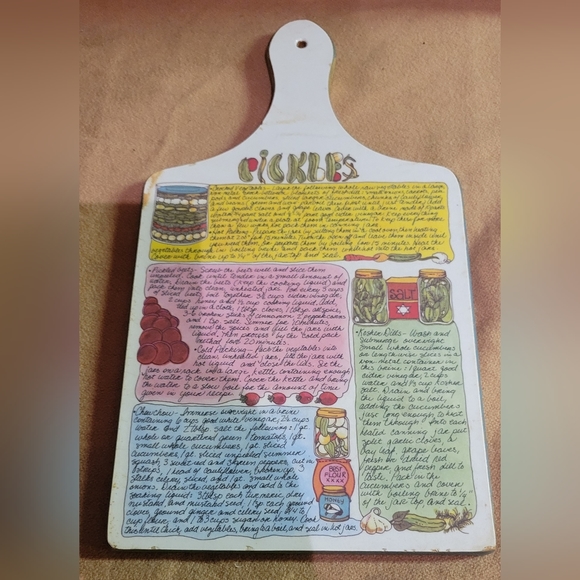 Vintage Pickle Cutting Board - Picture 7 of 9